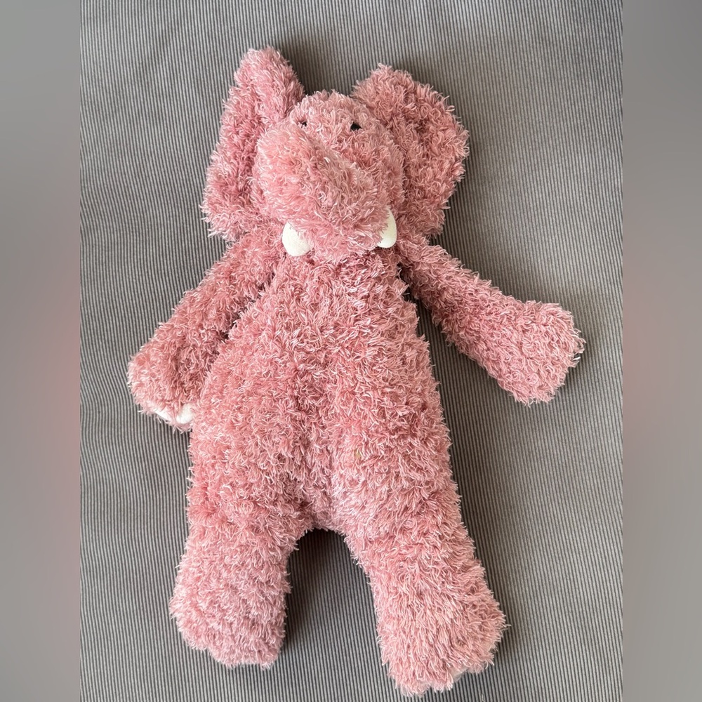 NWT *Very Rare* Vintage Jellycat London Medium Pink Junglie Elephant RETIRED - Picture 11 of 12